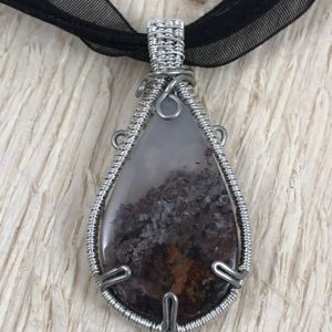 Goutte d'Agate et paysage de mousse