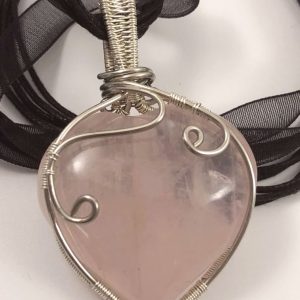Cœur de Quartz rose